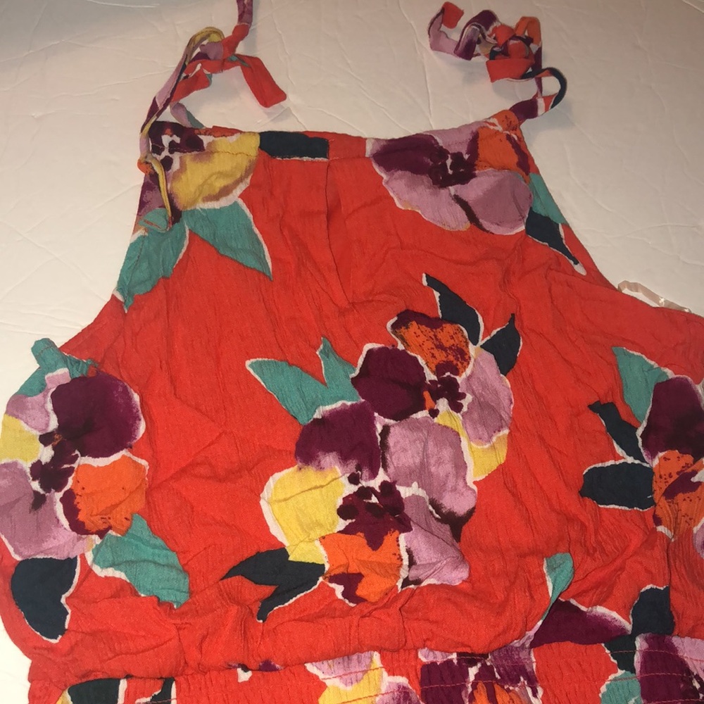 Maurices Floral Halter Neck Midi Dress - Small - Picture 2 of 4